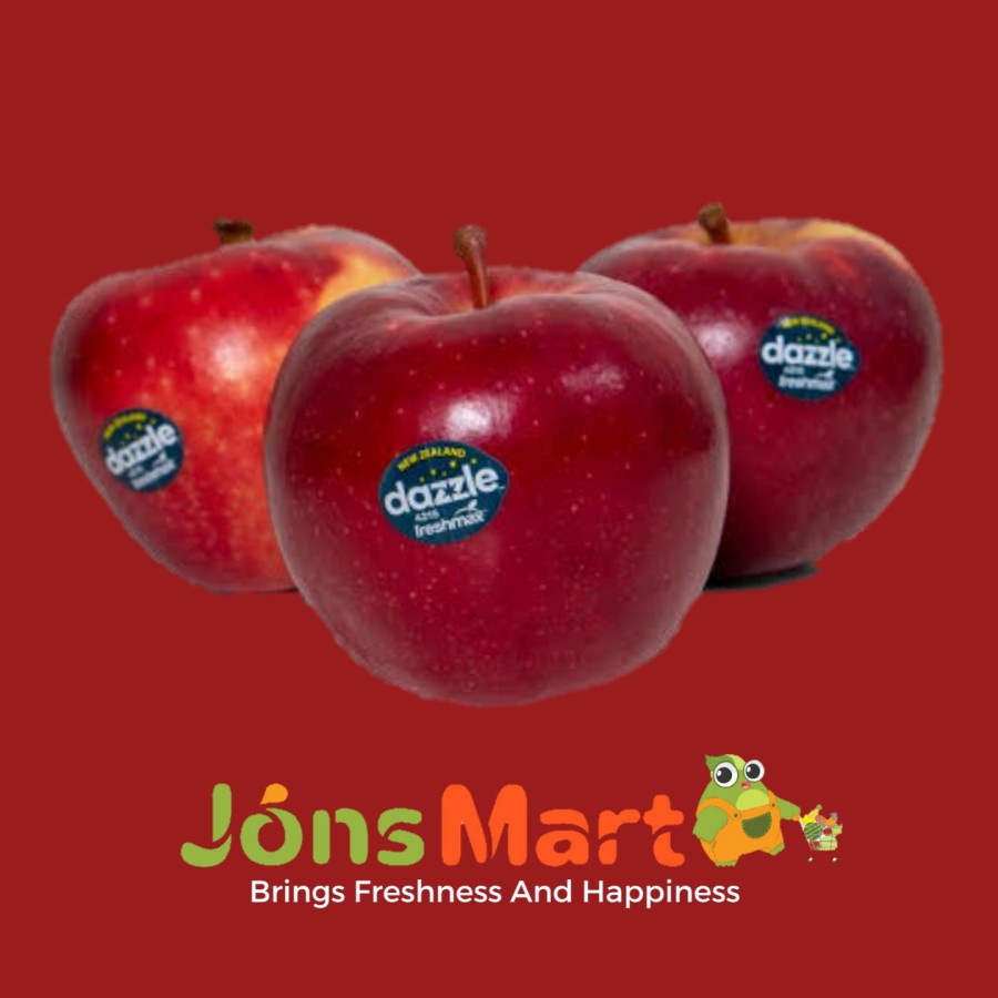 

Apel Dazzle New Zealand Premium Garing dan Manis - JonsMart