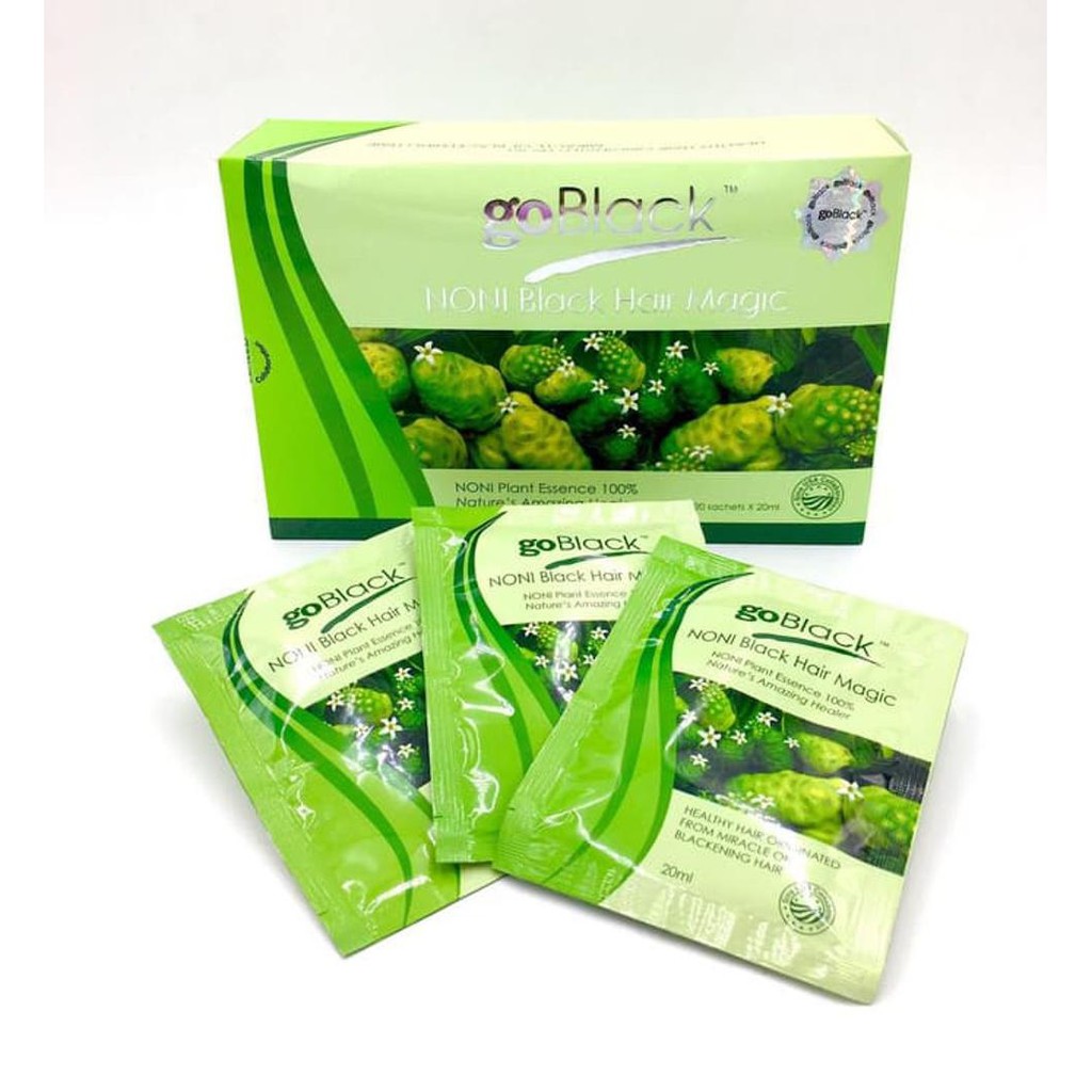 LJH PEWARNA RAMBUT BSY GO BLACK - NONI BLACK HAIR MAGIC - BSY SHAMPO NONI SHAMPO PEWARNA