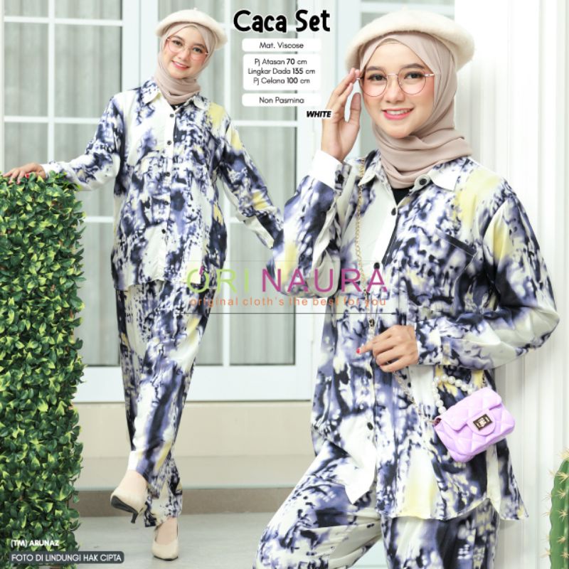 Caca set ori Naura,setelan ori naura