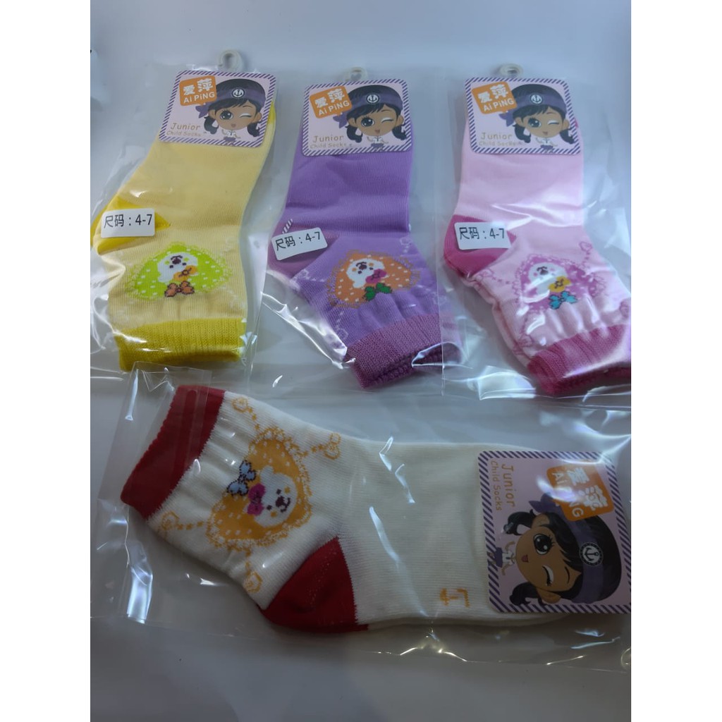 Kaos kaki anak karakter murah / Junior Girl and Boy / ASLI IMPORT