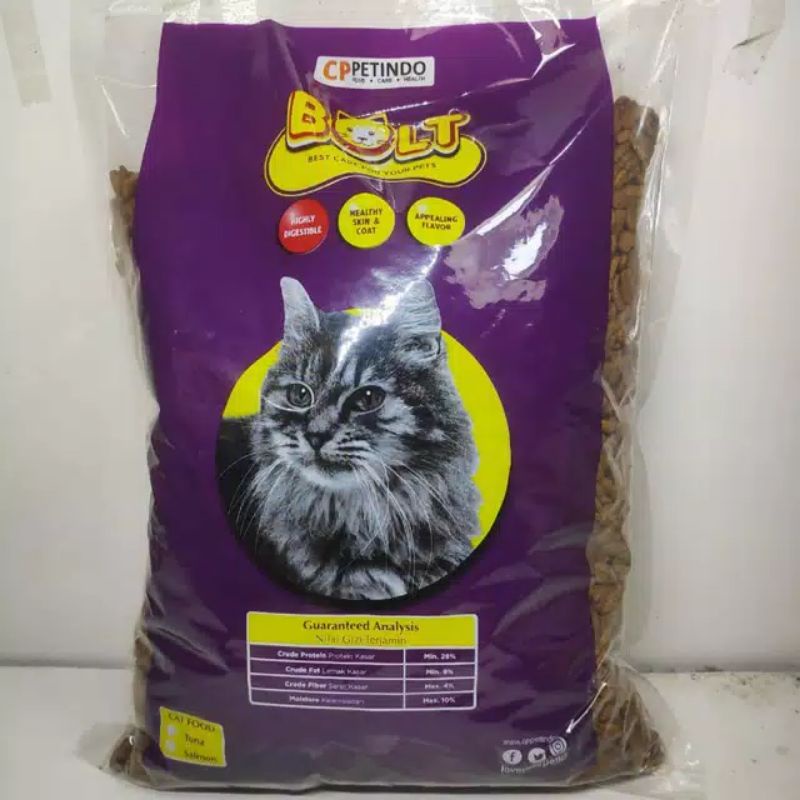 Makanan Kucing Bolt Murah Kemasan 1Kg