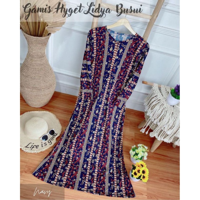 Gamis Hyget Jumbo Sultan Etnik Salur Ranting Akar Terbaru Termurah Terlaris Gamis Harian