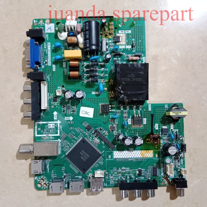 mainboard mb tv AQUA 43AQT9200 modul tv mobo mesin tv led aqua ori