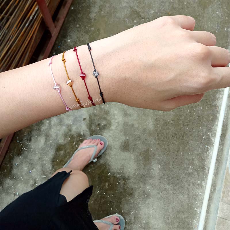 Gelang Tiny Triangle Blink Beads Gelang Super Simple Cute Bracelet