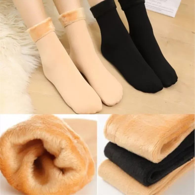 Kaos Kaki Bulu Thermal Katun Casmere Velvet Kaos Kaki Natal Kaos Kaki Tidur Import Quality Kaus Kaki Traveling Luar Negri Kos Kaki Out Door