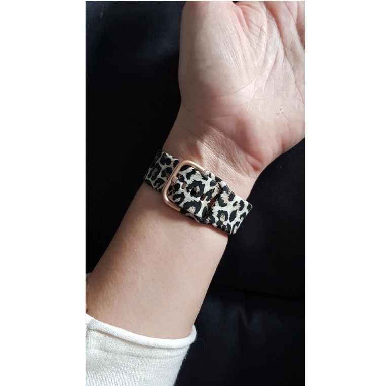 MOTIF Tali Jam Aukey LS02 LS-02 - Strap 20mm Varian Gambar Untuk Wanita