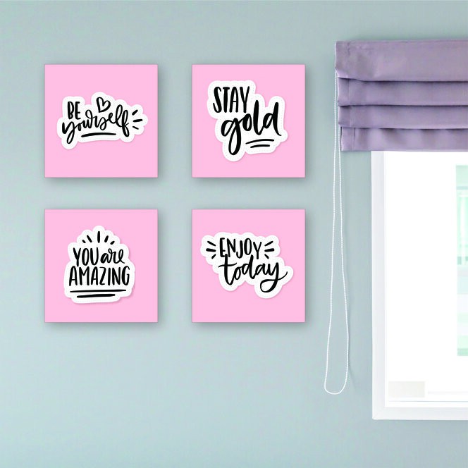 WALLDECOR HIASAN DINDING MINIMALIS HOME DECOR DEKORASI KAMAR PAJANGAN MOTIF QUOTES