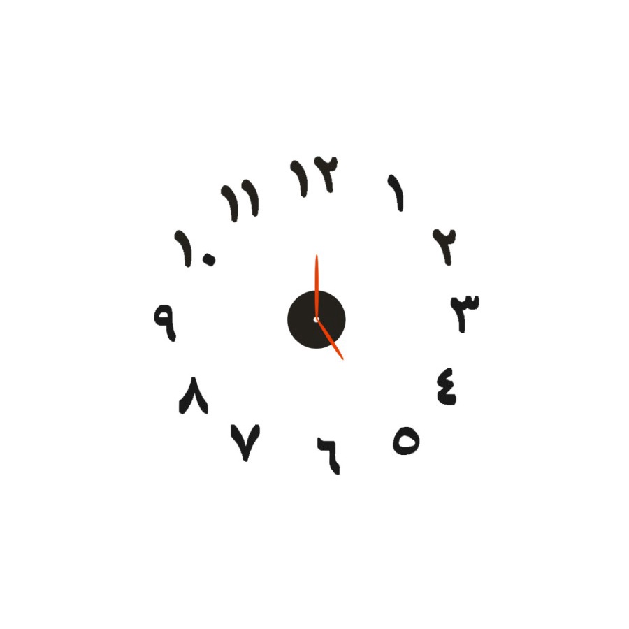 Jam Dinding Tempel Tembok Unik Diy Analog 3D Dekorasi Ruangan 3 Model- BN-5