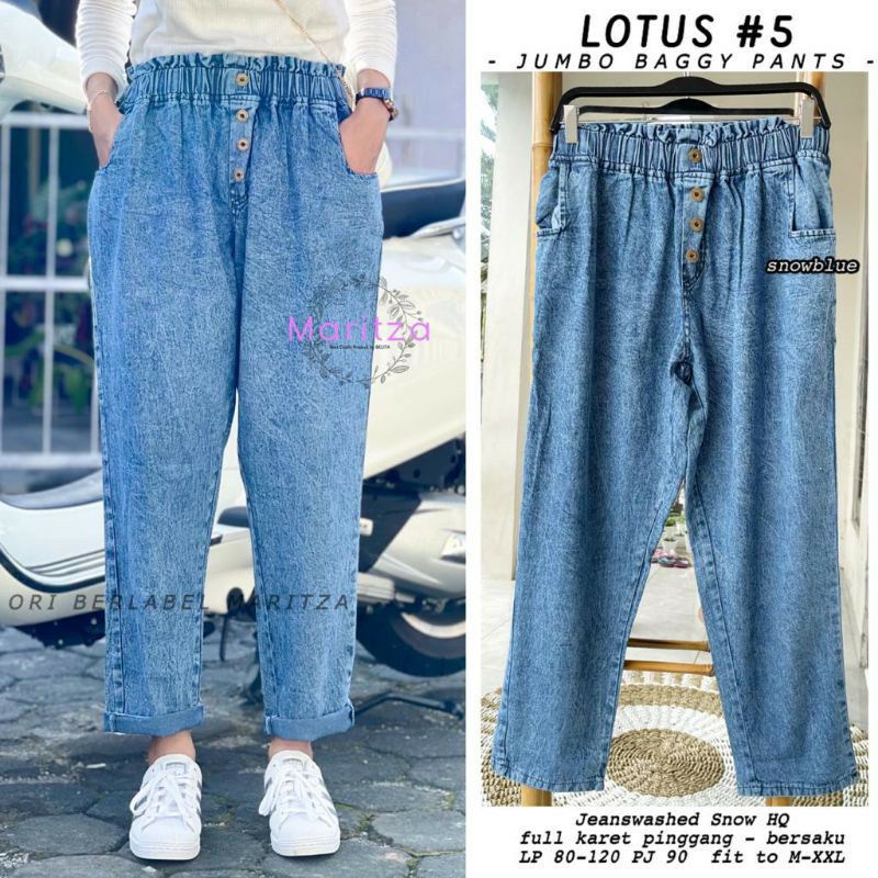 Celana Baggy Jeans Wanita Bahan Premium Murah Baggy Jeans Coiss