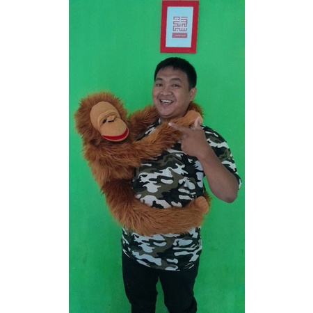 Jual Boneka Tangan / Dongeng / Muppet/ Cablak/ Ventriloquist Orang Utan ...