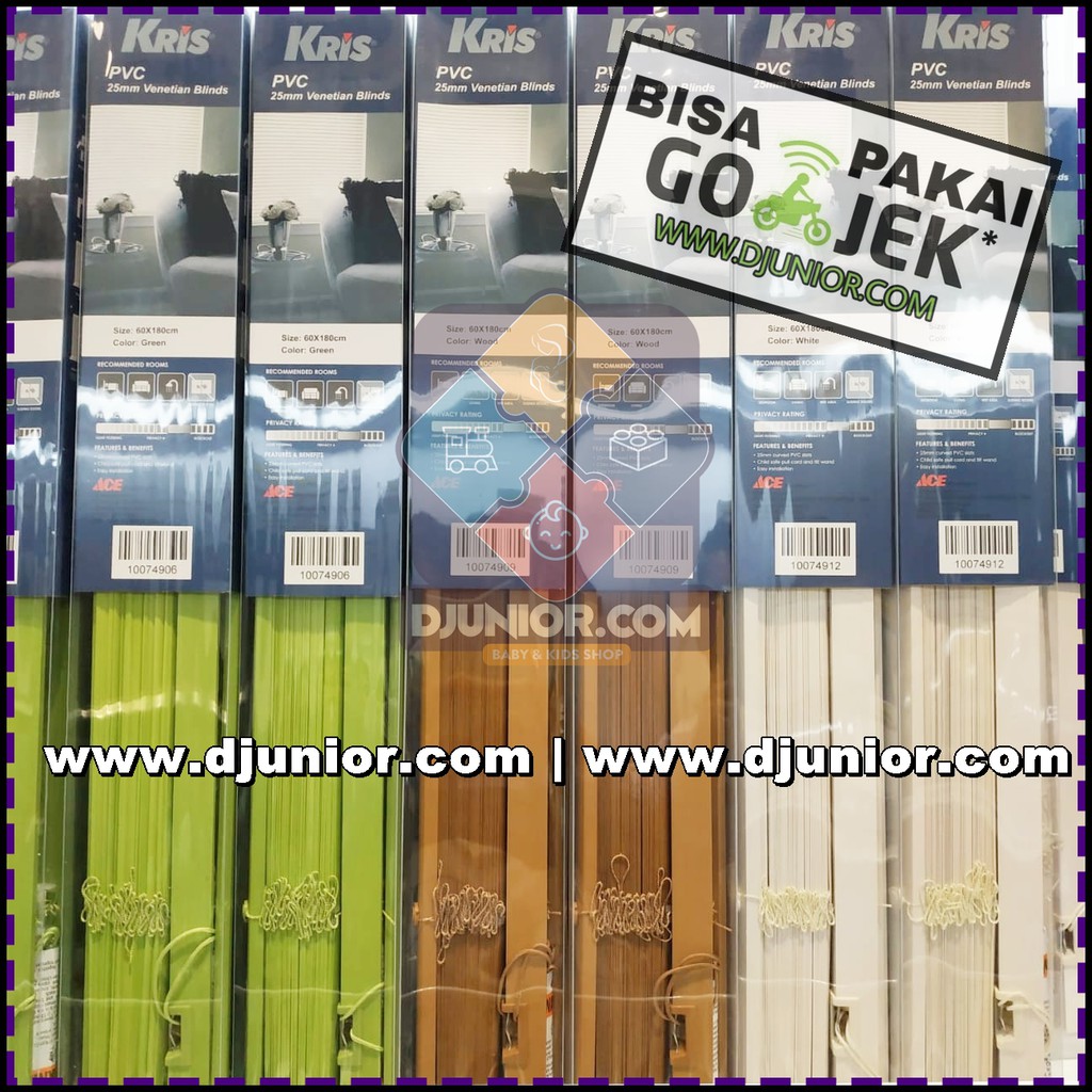 TIRAI LIPAT / TIRAI GULUNG / ROLLER BLIND / VENETIAN BLIND 60 x 180 / 60x180 cm TERMURAH ACE KRIS FORHOME