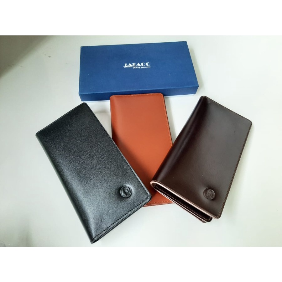 Dompet panjang kulit asli JATACC tipe D 3012 untuk pria trendy / Dompet Pria Kulit asli model Lipat panjang