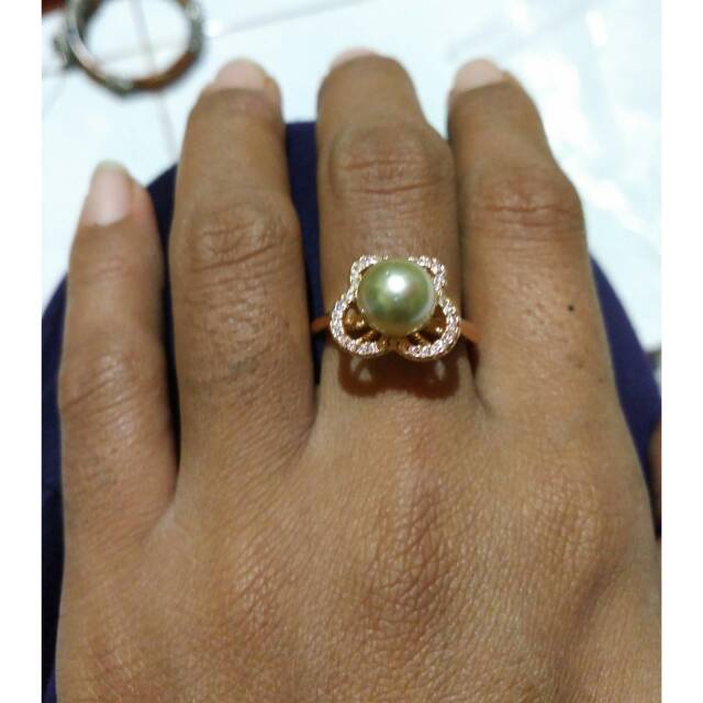 Cincin mutiara air laut ori