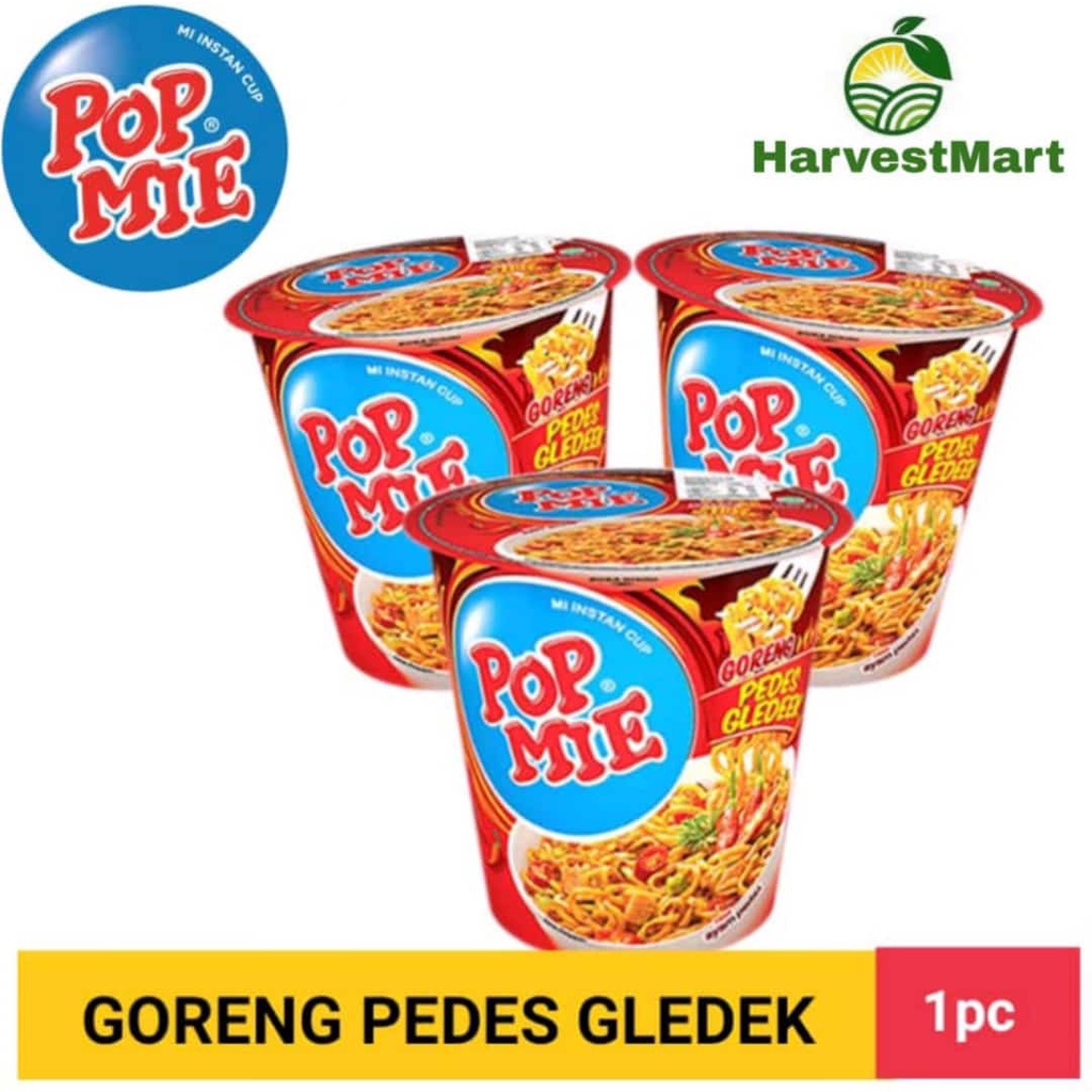 

POP MIE PEDES GLEDEK GORENG 75G//HARVESTMART