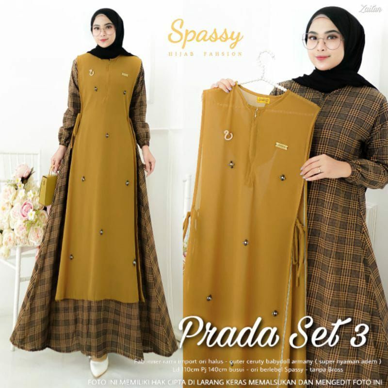 SPASSY PRADA SET OUTER INNER PREMIUM