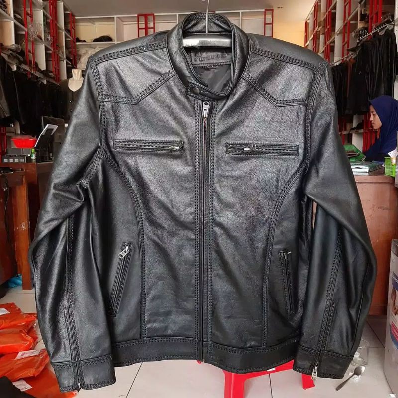 Jual Jaket Pria Sulam Domba Asli Garut Shopee Indonesia