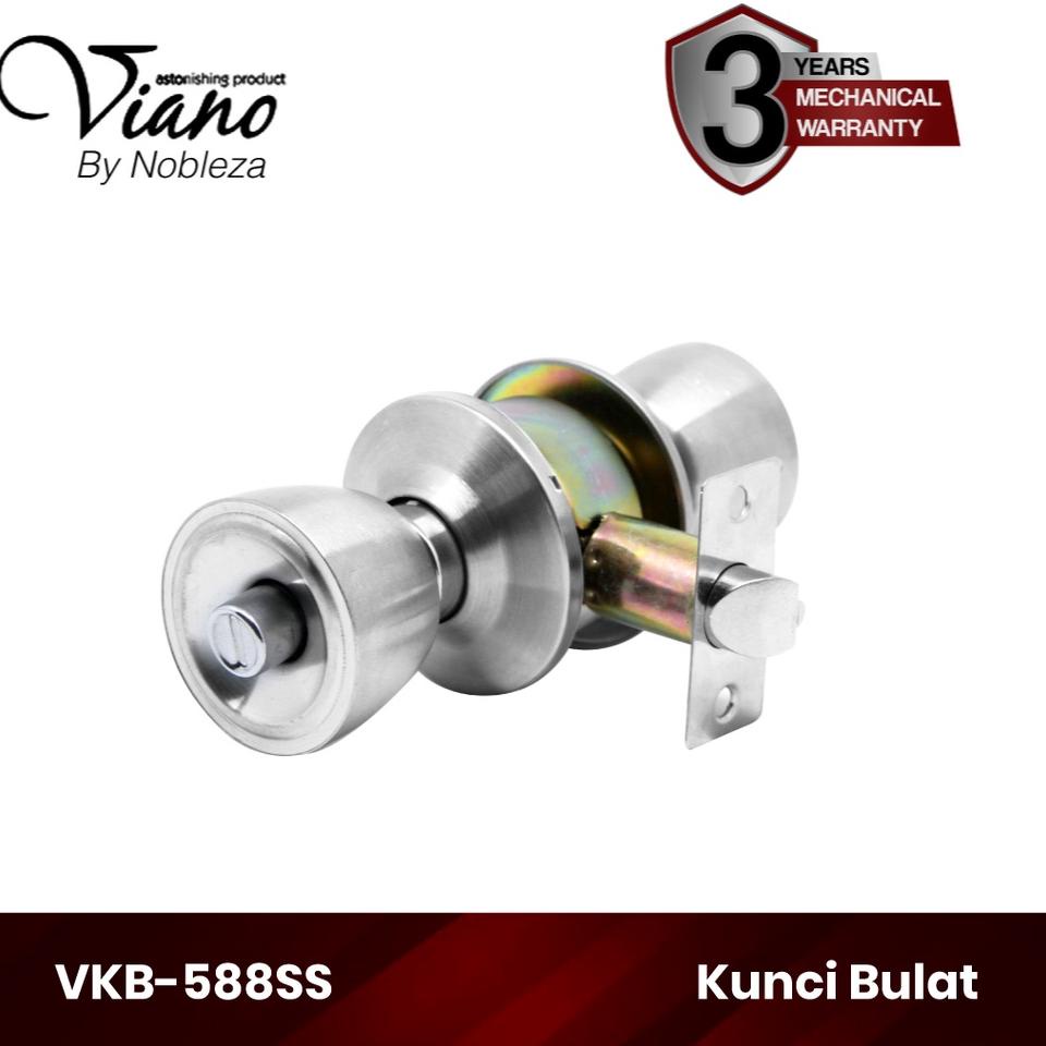 H-16 VIANO by NOBLEZA VKB-588SS Kunci Bulat Handle Gagang Pintu Kamar Mandi Galaxy