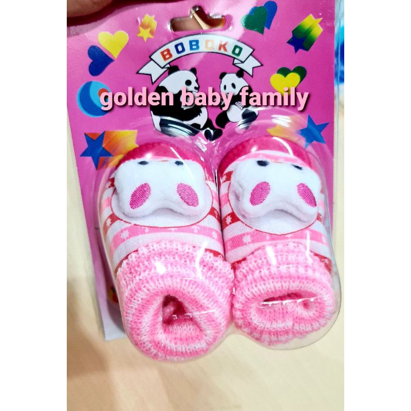 1 pcs Sepatu Bayi BoBoKo Newborn Boneka Karakter Lucu RajuT