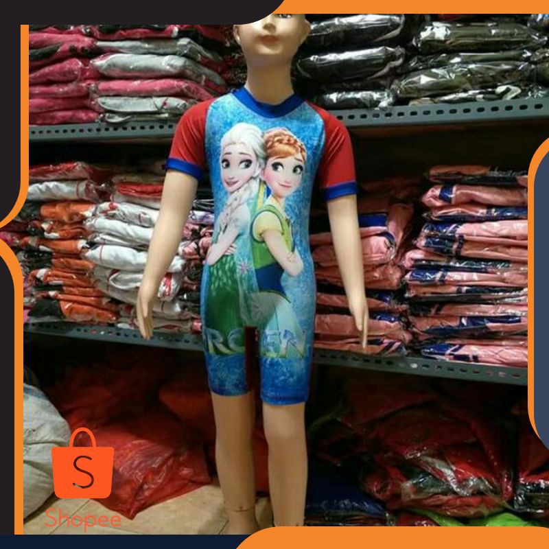 Promo baju renang celana anak 4-8 tahun gambar pony hello kitty frozen Keren