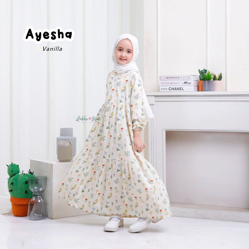 Baju Muslim Anak Perempuan Umur 2-12 thn Rayon Viscose