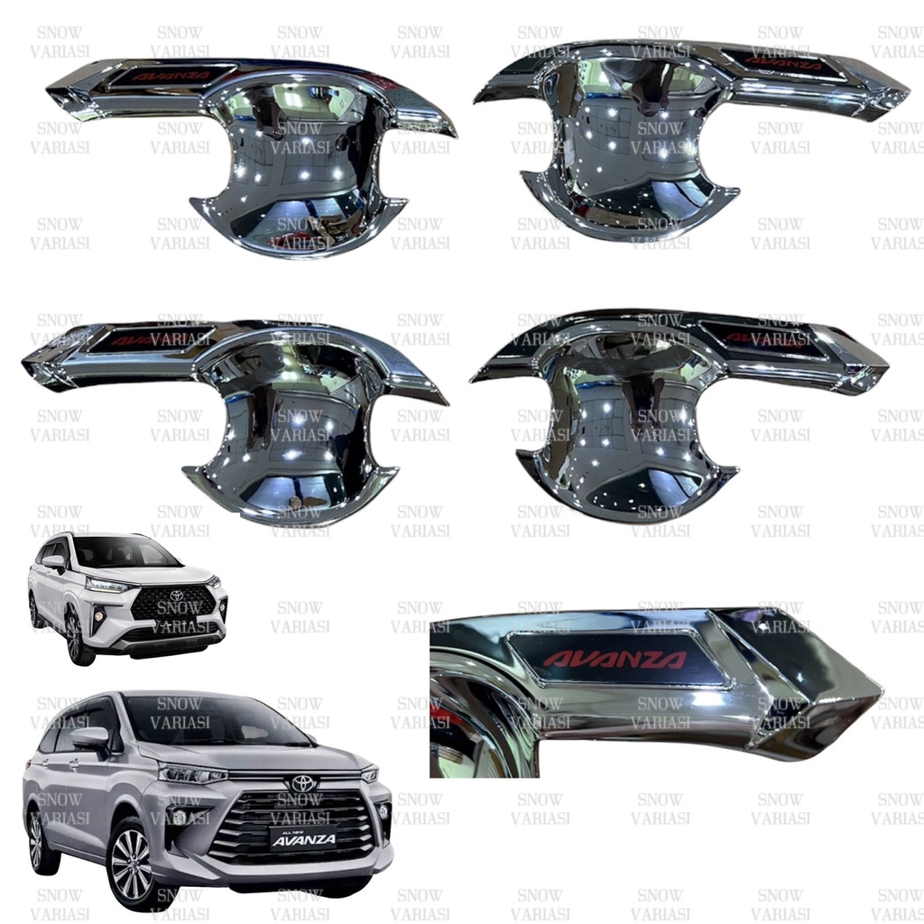 Cover Outer Mangkok All New Avanza Veloz 2022 UP Hitam Chrome