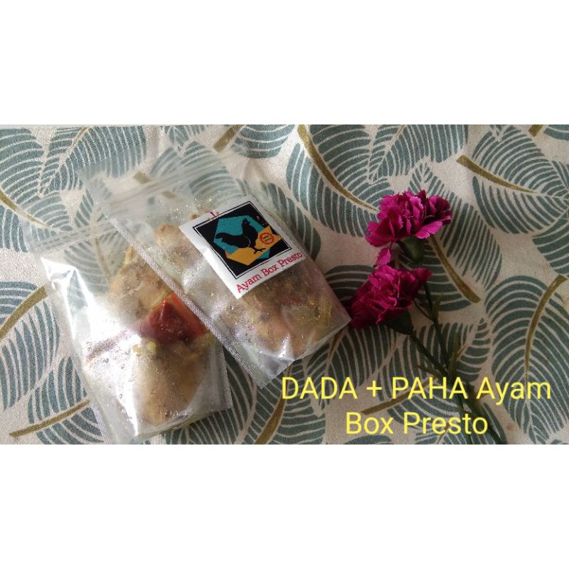 

Dada Paha Ayam Box Presto + sambel