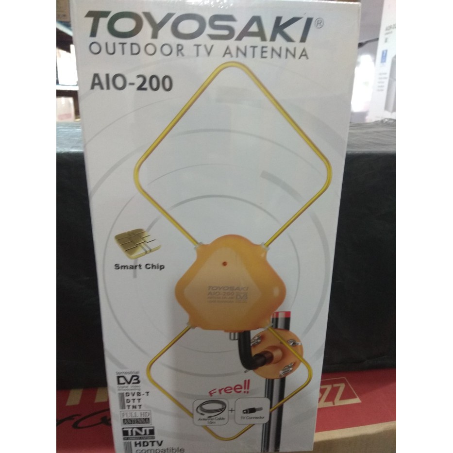 

READY CIKARANG 14 JUN 2025 - ANTENA INDOOR OUTDOOR DIGITAL TOYOSAKI AIO 200 AIO 235 SC AIO200 AIO235SC 235SC SMART CHIP TYS SALE