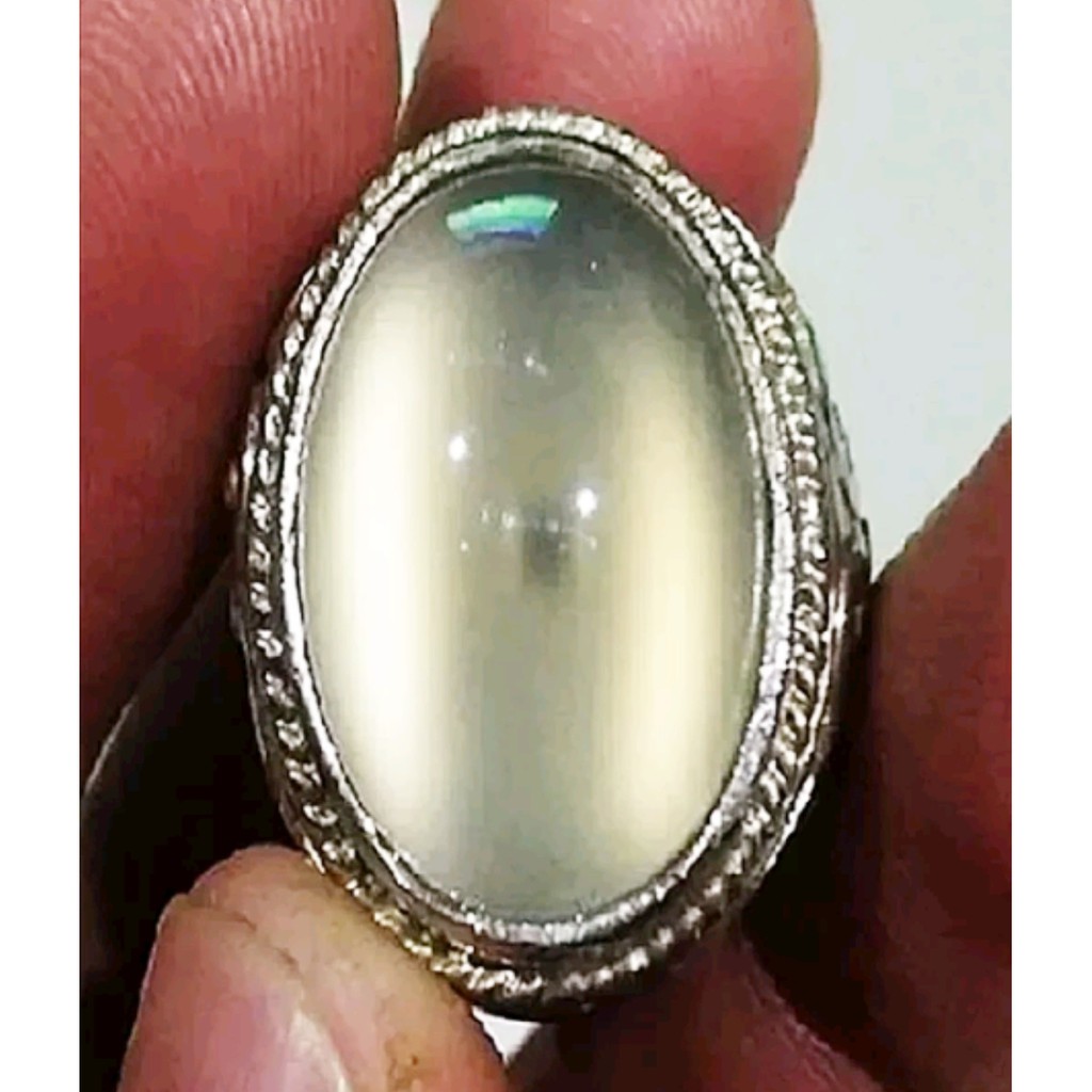 OBI PUTIH batu akik natural bacan obi putih super size jumbo 28mm