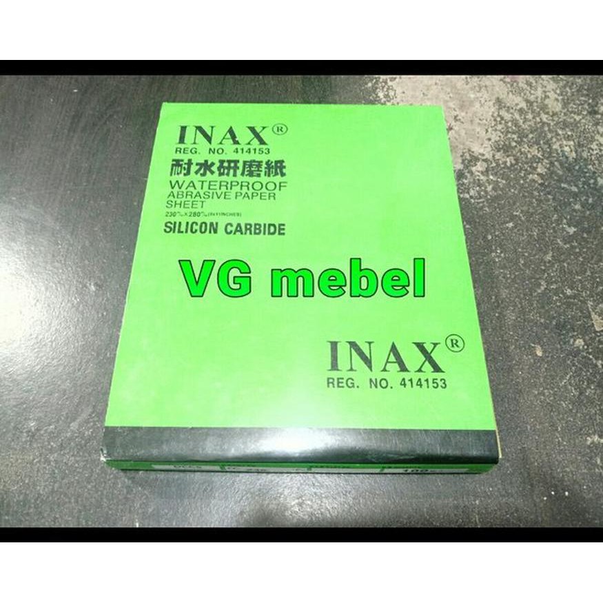 

Kertas gosok waterproof lembaran No 240-1000 isi 100 lembar - Ampla