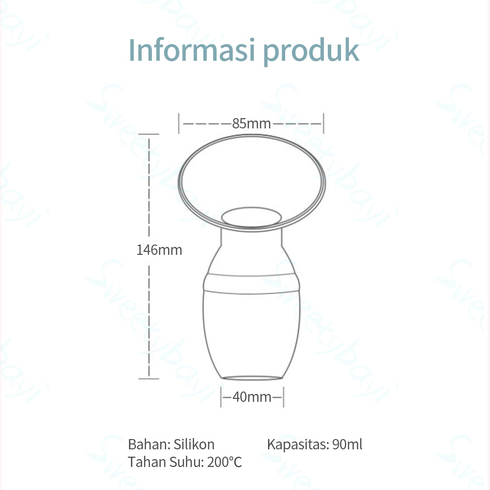 Sweetybayi Pompa Asi Manual - Manual Breast Pump 90ML