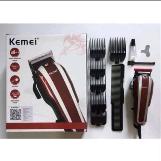 CUKURAN RAMBUT ORIGINAL KEMEI KM 8847 HAIR CLIPPER