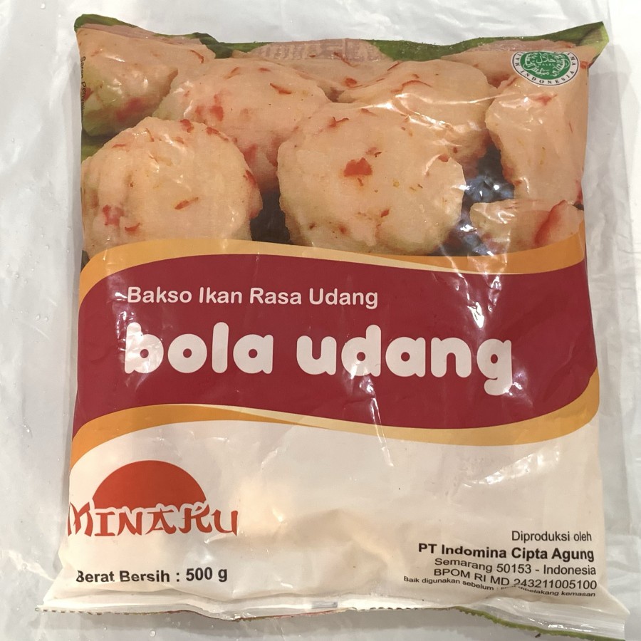 

Minaku Bola Udang 500gr STS Frozen