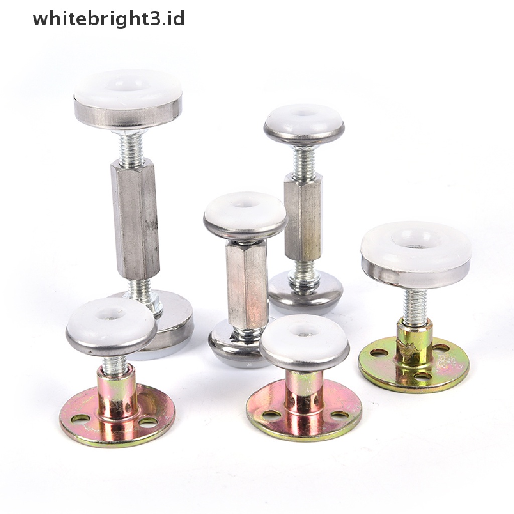 {whitebright3.id} Adjustable Threaded Bed Frame Anti-Shake Tool Telescopic Support for Bedroom ,