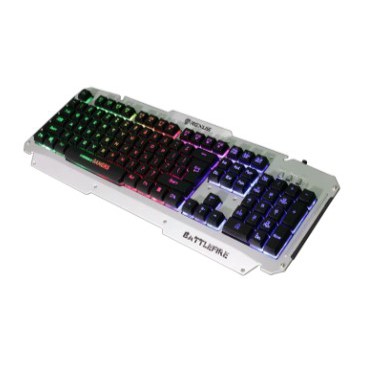 Keyboard Gaming Rexus K9D Silver Semi Mechanical 19 Keys Anti Ghost