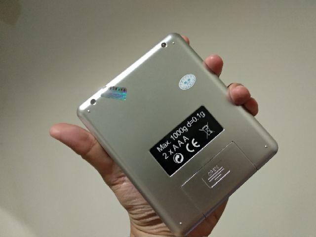 Timbangan Dapur 1kg 0.1g - Silver