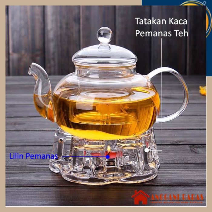 Tatakan Pemanas Teko Teh Kopi Teapot Warmer Tatakan Pemanas Teko Teh Kopi Teapot Warmer Tempat Tea Pot Panas Perlengkapan Dapur Rumah Peralatan Minum Tea Chinese