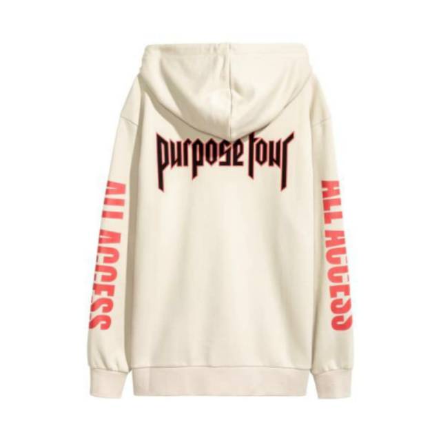 Hoodie H&amp;M Purpose Tour staff hoodie purpose tour hnm sweater wanita hnm