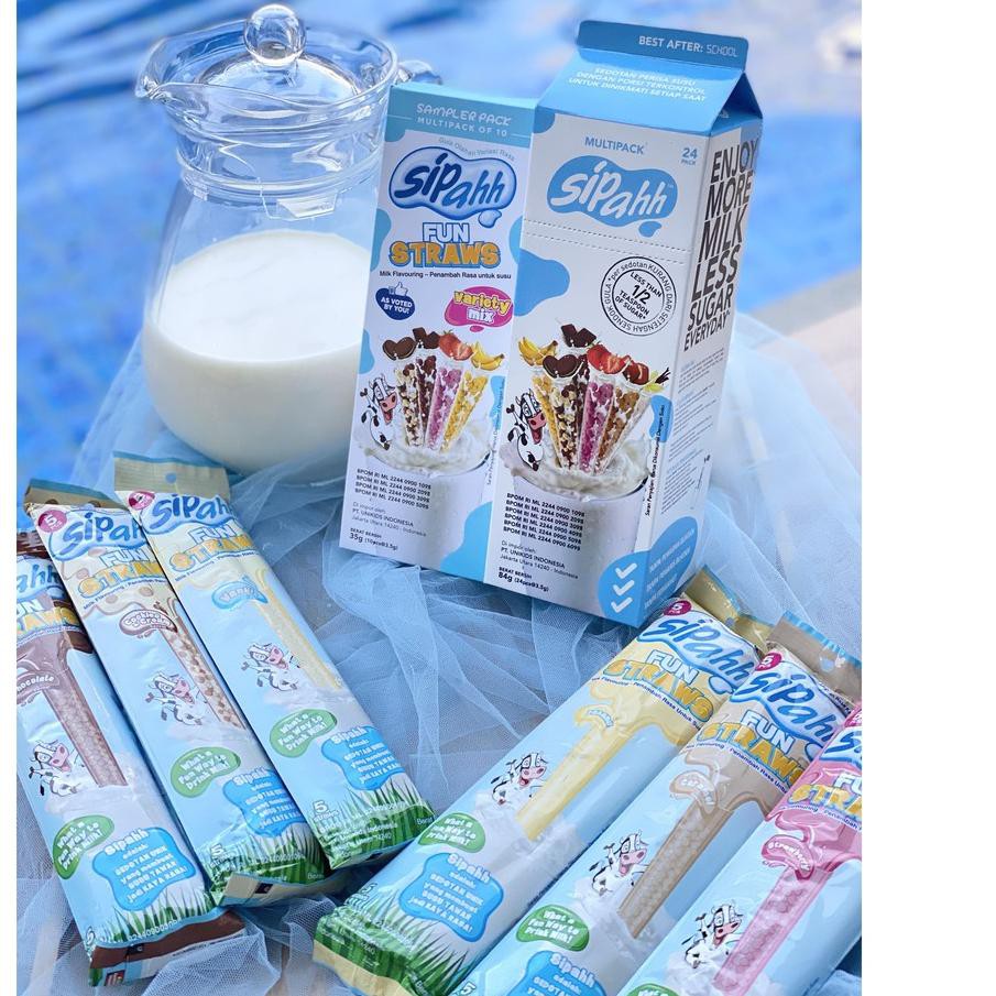 

Harga Bersahabat ✤ Sipahh Fun Straw Pack 5's (Strawberry)**