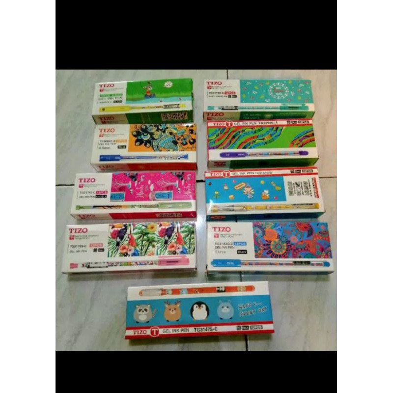 

(130gr) 12 pcs pulpen Pen gel TIZO (harga ecer, beli grosir lebih murah)