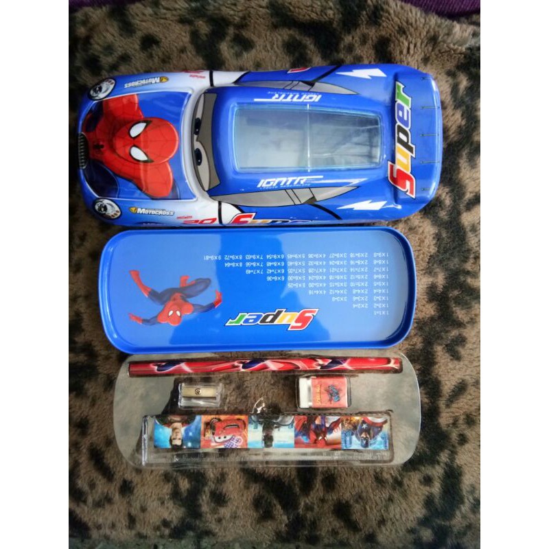 

tempat/kotak pensil karakter mobil super hyro set