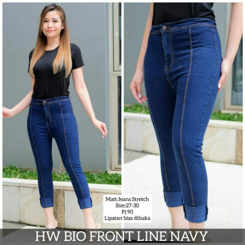 Celana Jeans Wanita/HW BIO FRONT LINE/celana jeans/jeans wanita hw/jeans hw/hw jeans wanita
