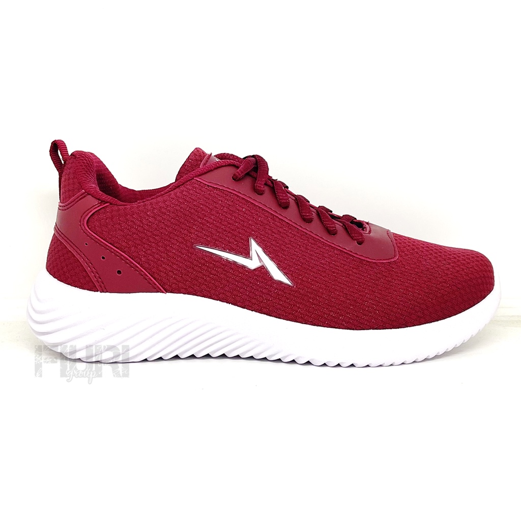 FIURI - Ando Original - CIELLO 39-43 MAROON - Sepatu Kets Pria - Sepatu Sneakers Pria - Sepatu Olahraga Sport Pria - Sepatu Casual - Sepatu Jogging Lari Fitness Gym Senam Pria - Sepatu Sekolah Bertali SMP SMA