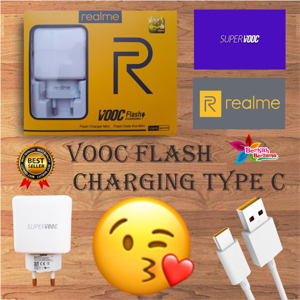 BM055 Charger Cashan Casan Realme Super Vooc Fast Charging Original USB Micro dan tipe c BB1464