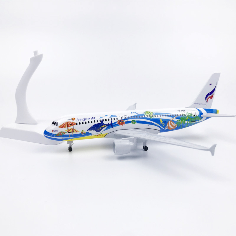 Pesawat Terbang Airbus A320 Airbus A320 Diecast Model 16CM / 20CM