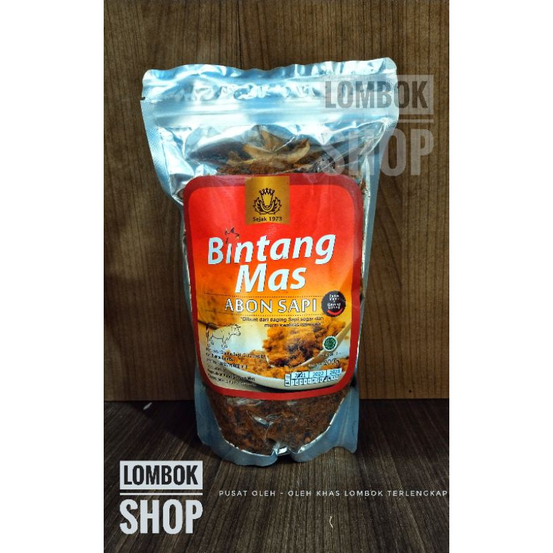

Abon Sapi Bintang Mas Khas Lombok Rasa Pedas Manis
