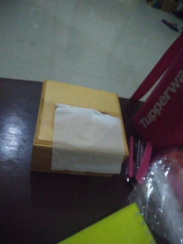 Kotak Tisu Kayu Pinus / Tempat Tisu Kayu Pinus Kecil (tissue Box)