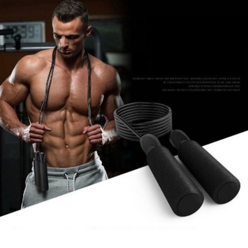 SKIPPING SPEED ROPE LOMPAT TALI JUMP ROPE FITCOACH