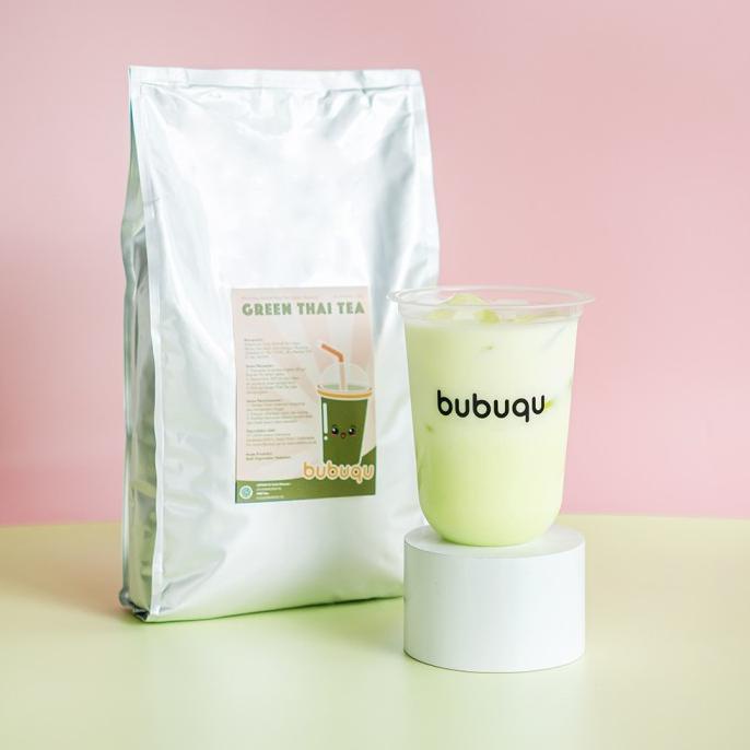 

Powder Drink Green Thai Milk Tea Bubuqu - Bubuk Minuman Teh Susu Hijau