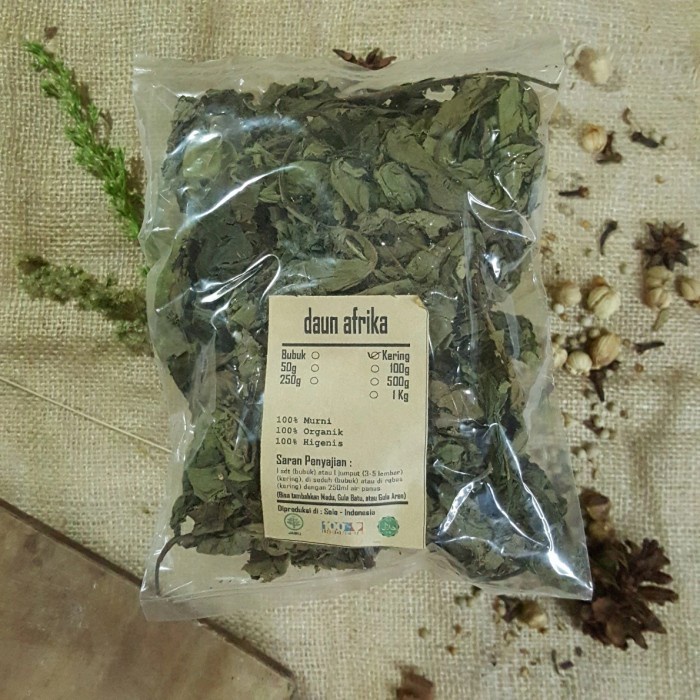 

DAUN AFRIKA SELATAN KERING 100 GRAM - Vernonia amygdalina - MURN