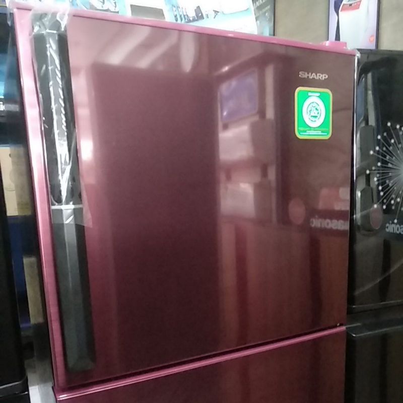 Kulkas Sharp 2 Pintu SJ-326GC-SR untuk wilayah cirebon